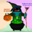 Halloween AI character stirring a cauldron of LLMs